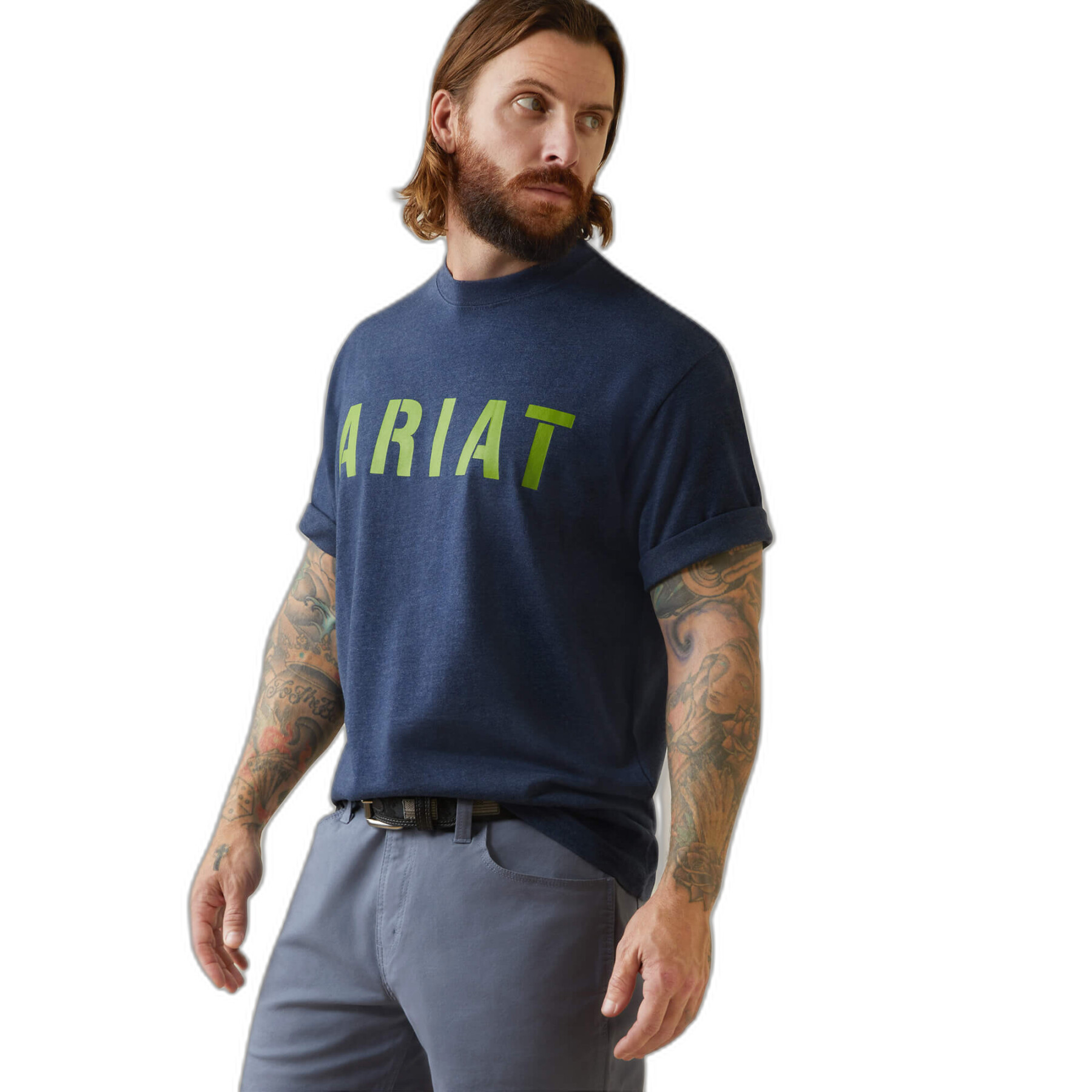 T-shirt in cotone Ariat Rebar Strong Block