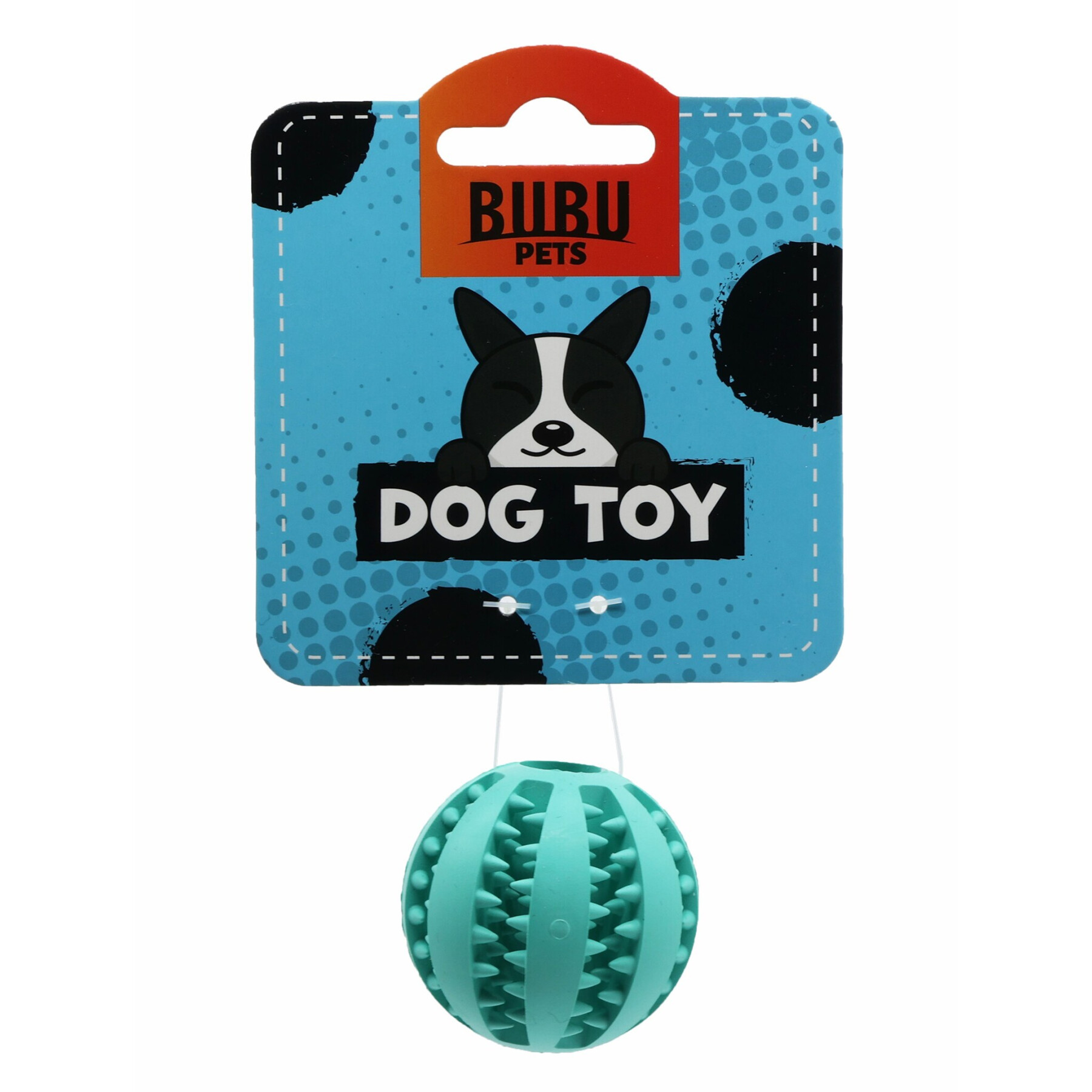 Giocattolo dentale per cani in gomma BUBU Pets Mintfresh Baseball