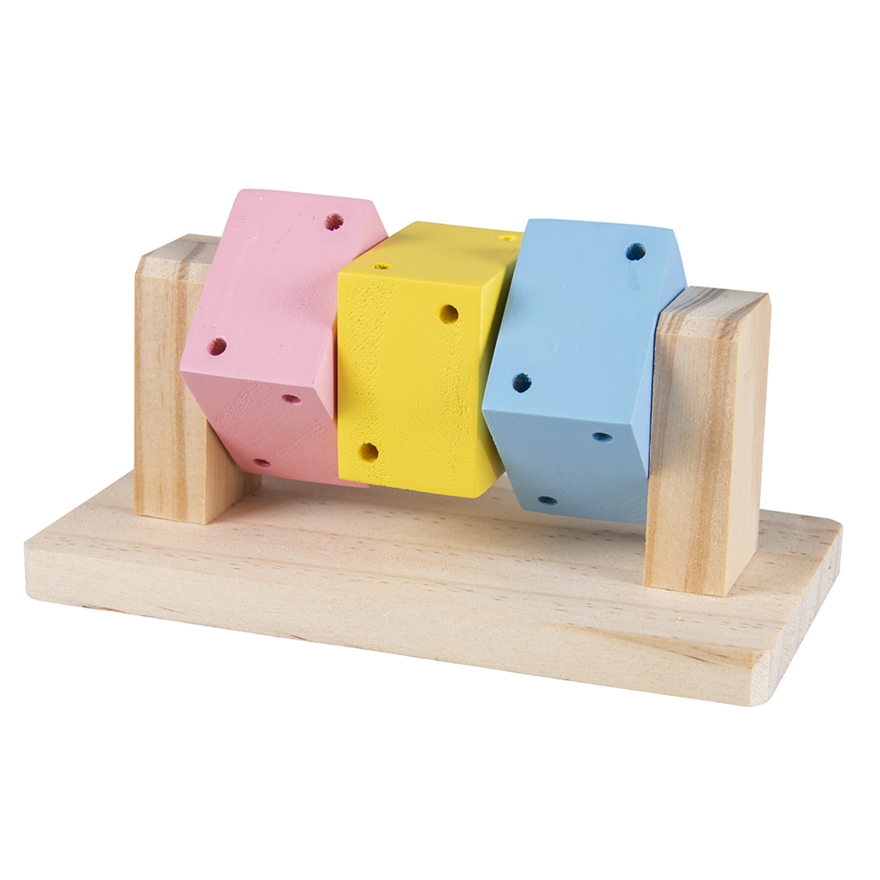 Cubi giocattolo in legno rotanti per roditori Duvoplus