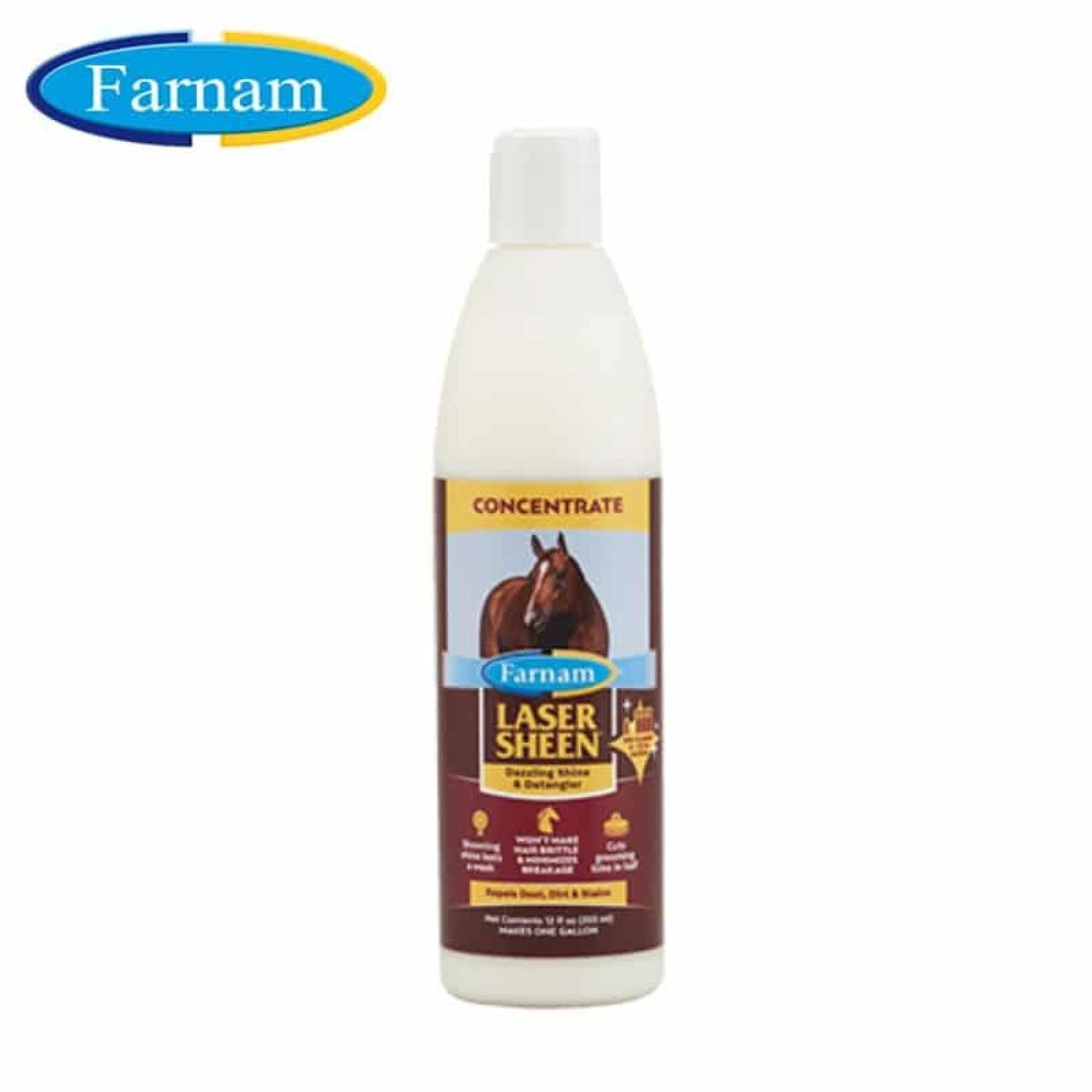 Detergente per cavalli - concentrato Farnam Laser Sheen 354 ml