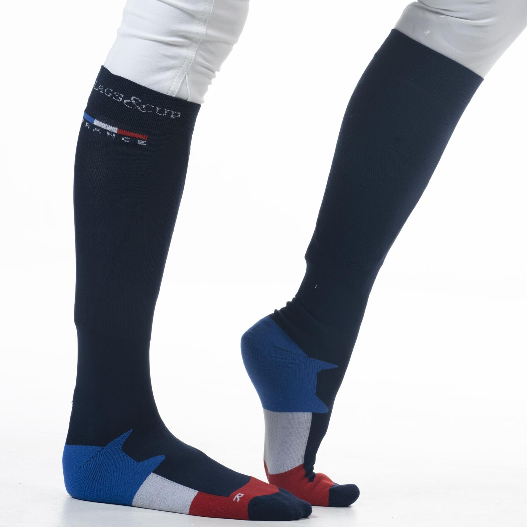 Calze da equitazione Flags&Cup France Collection