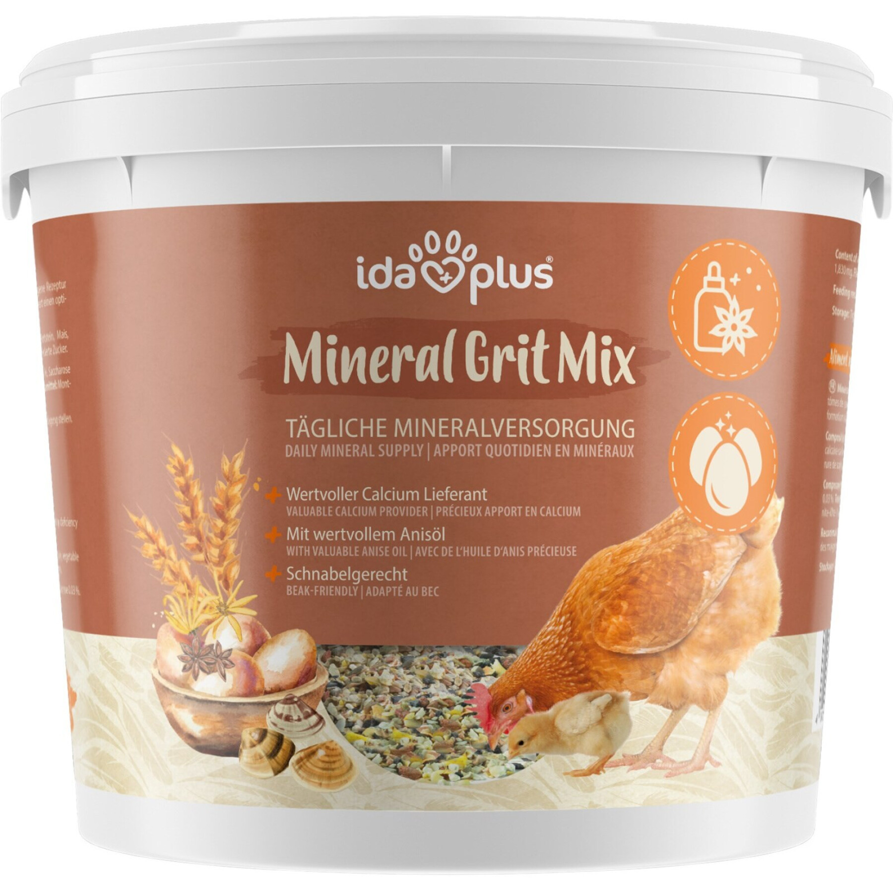 Integratore alimentare per pollame Ida Plus Mineral Grit