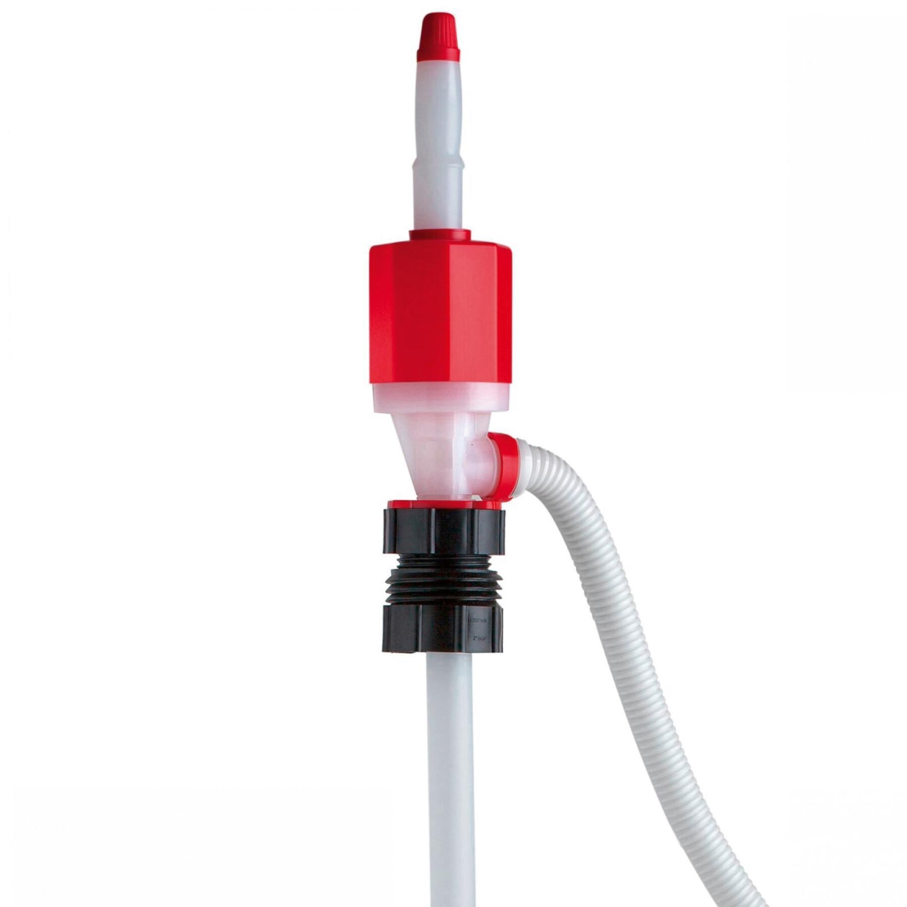 Pompa per fusti con tubo flessibile 2 adattatori Kerbl