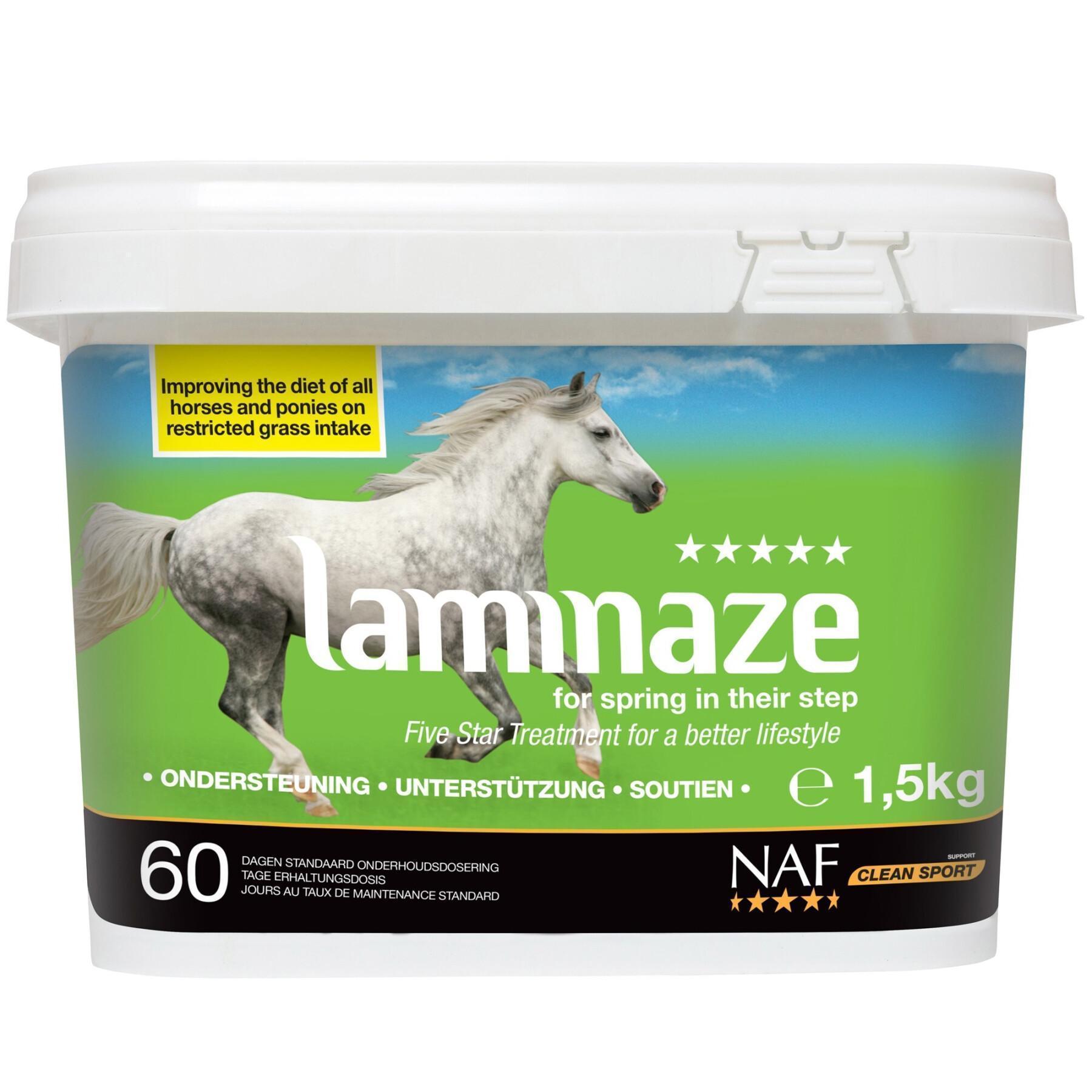 Integratore alimentare di supporto intestinale per cavalli NAF Laminaze