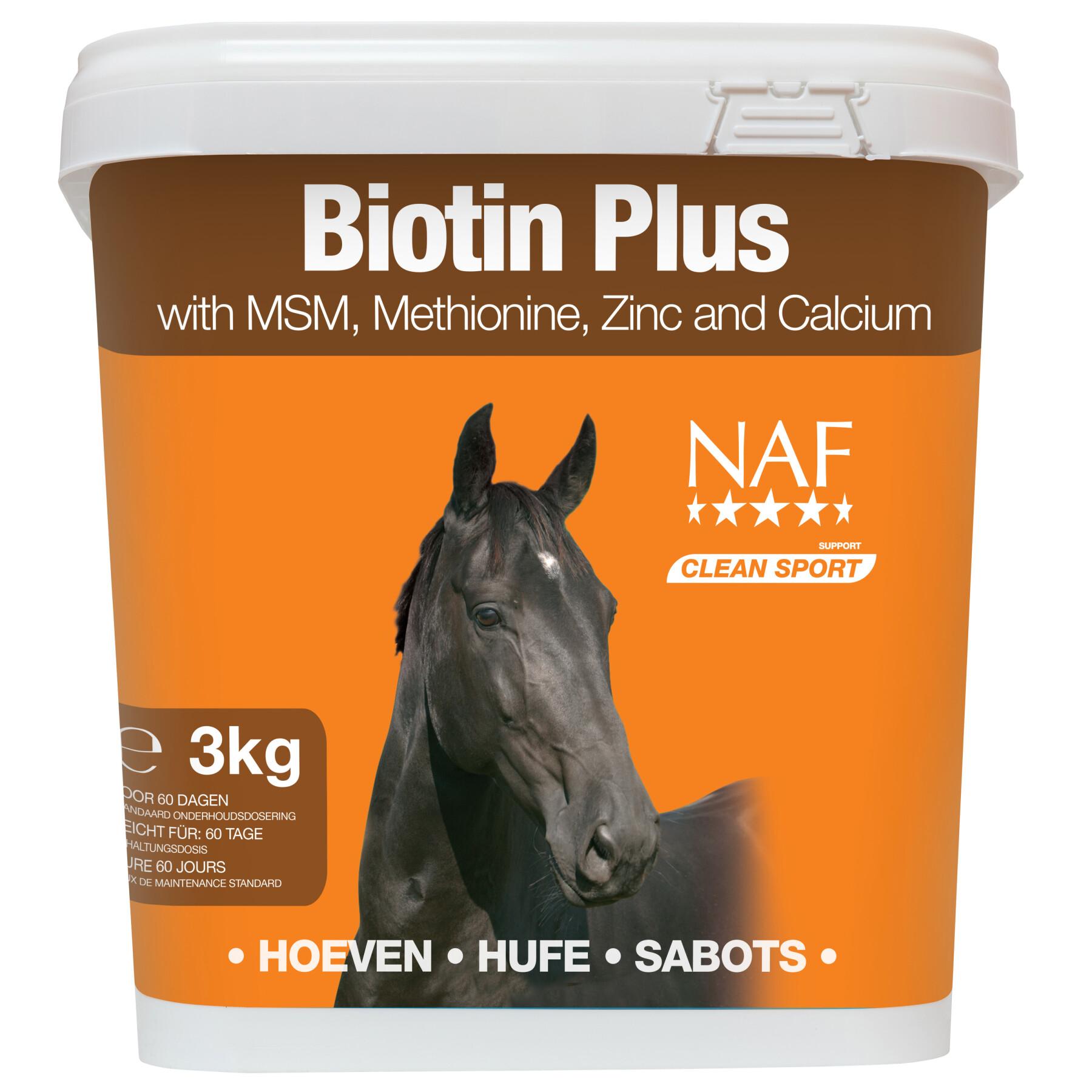 Integratore alimentare per cavalli NAF Biotine Plus