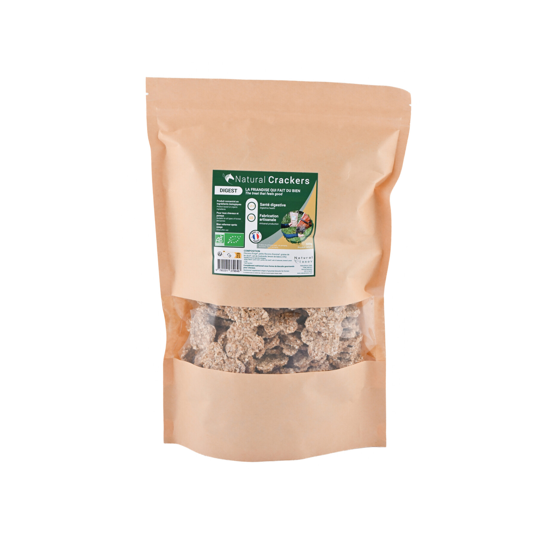 Lievito di birra digestione cracker per cavalli Natural Innov Natural'Crackers Digest - 500 g