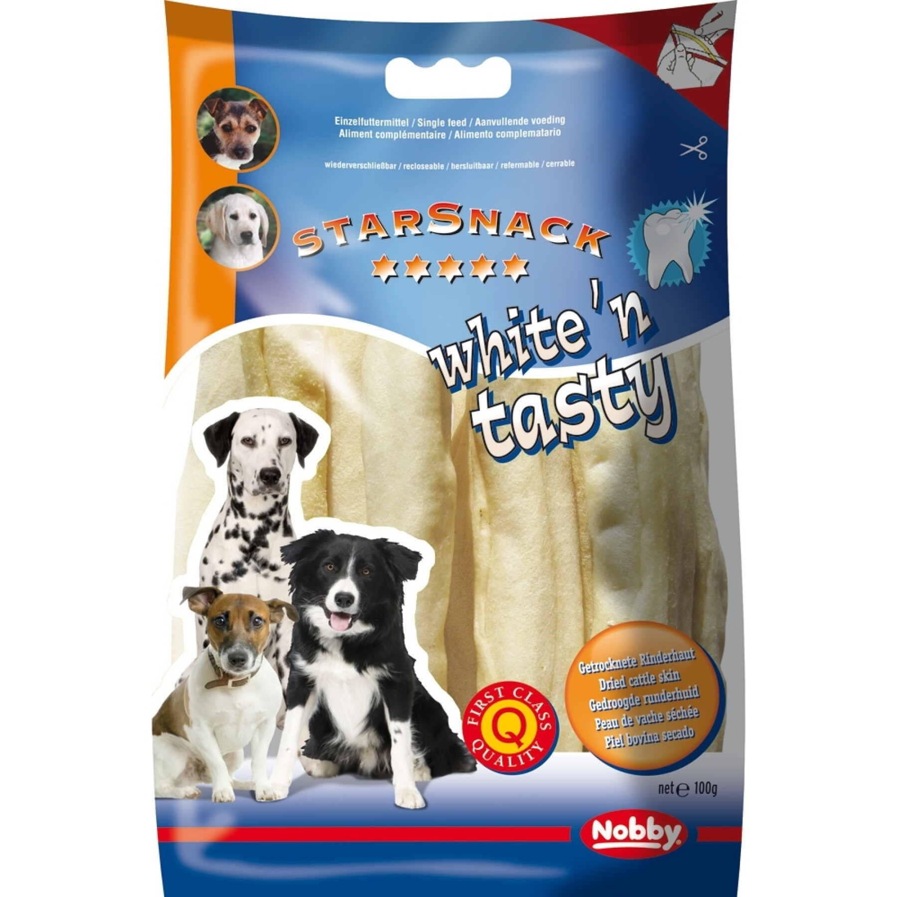 Masticatori per cani Nobby Pet White'n Tasty 165 g