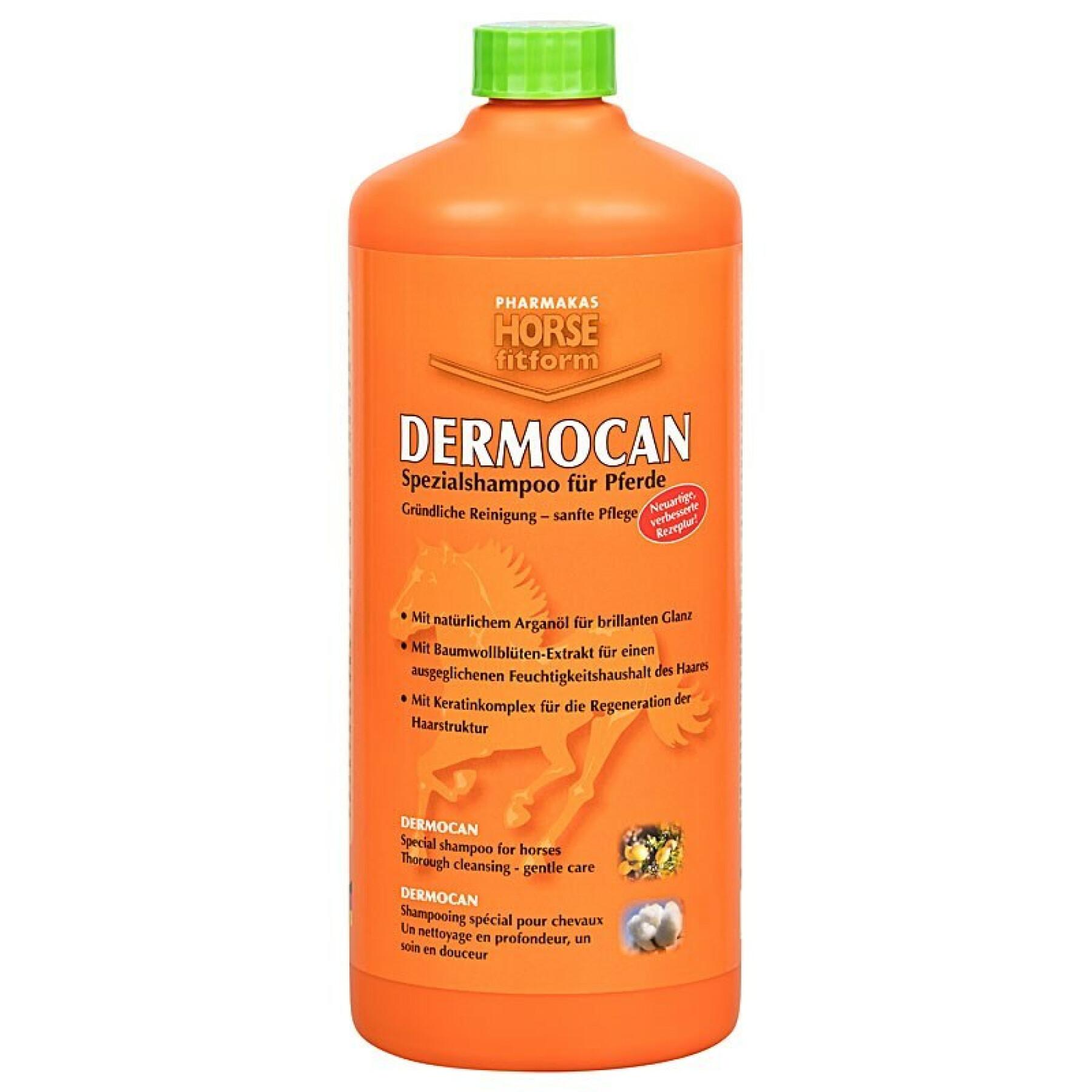 Shampoo per cavalli Pharmaka Dermocan 1l