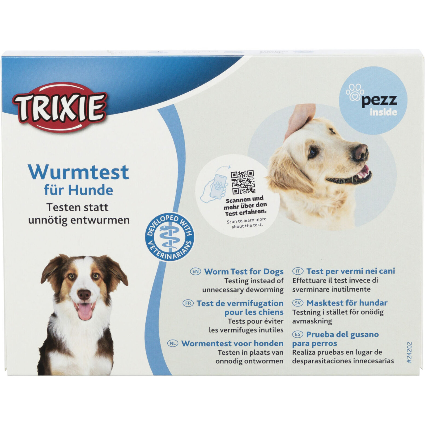 Test di sverminazione per la cura del cane Trixie