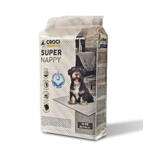 Confezione da 10 asciugamani per l'igiene del cane Croci Canifrance Super Nappy