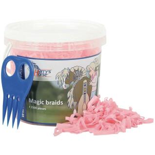 Benda elastica per cavalli Harry's Horse Magic braids, pot
