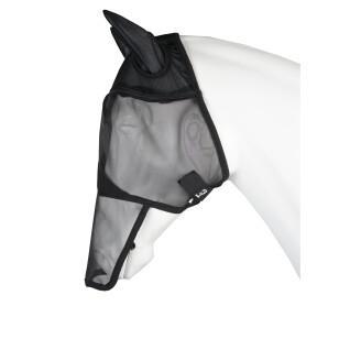 Maschera antimosche per cavalli con protezione UV per orecchie e naso Horka