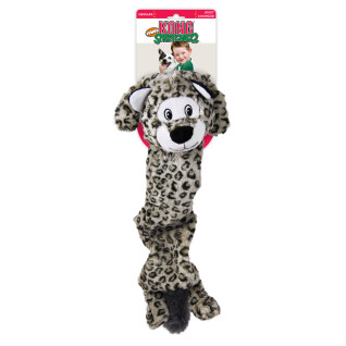 Peluche per cani Kong Stretchezz Jumbo Snow Leopard