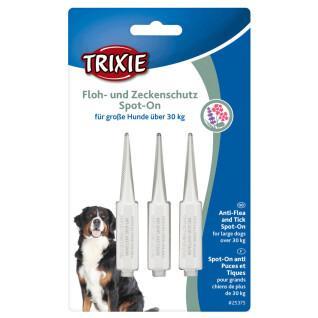 Confezione da 6 set di 3 pipette antipulci e antizecche per cani Trixie Spot-On