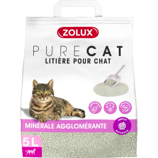 Lettiera minerale profumata a ciuffi per gatti Zolux