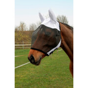 Maschera antimosche per cavalli con protezione per le orecchie Covalliero SuperFly