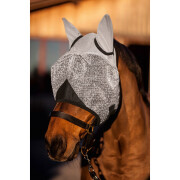Maschera antimosche per cavalli con protezione per le orecchie Covalliero