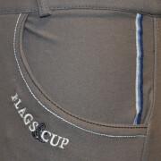 Pantaloni da equitazione Flags&Cup Preto