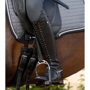 Stivali da equitazione da donna in pelle con lacci Premier Equine Maurizia Wide Large