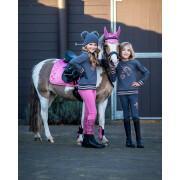 Pantaloni da equitazione full grip per bambini QHP Didy