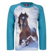 Maglietta a maniche lunghe per bambini Red Horse Pixel FW23